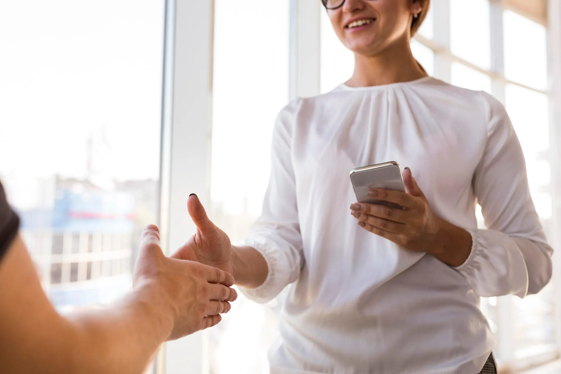 A JoyShine customer referring a friend